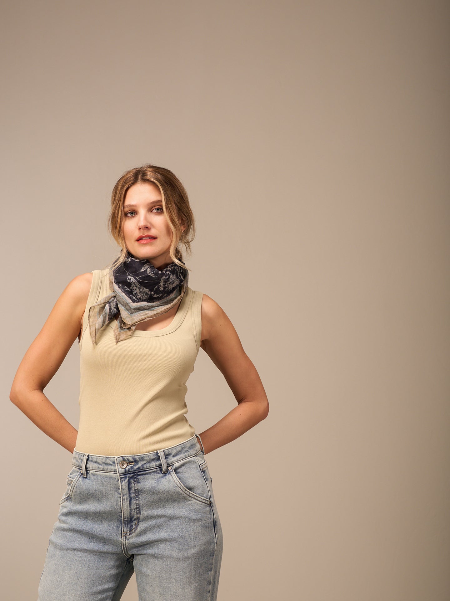 foulard imprimé