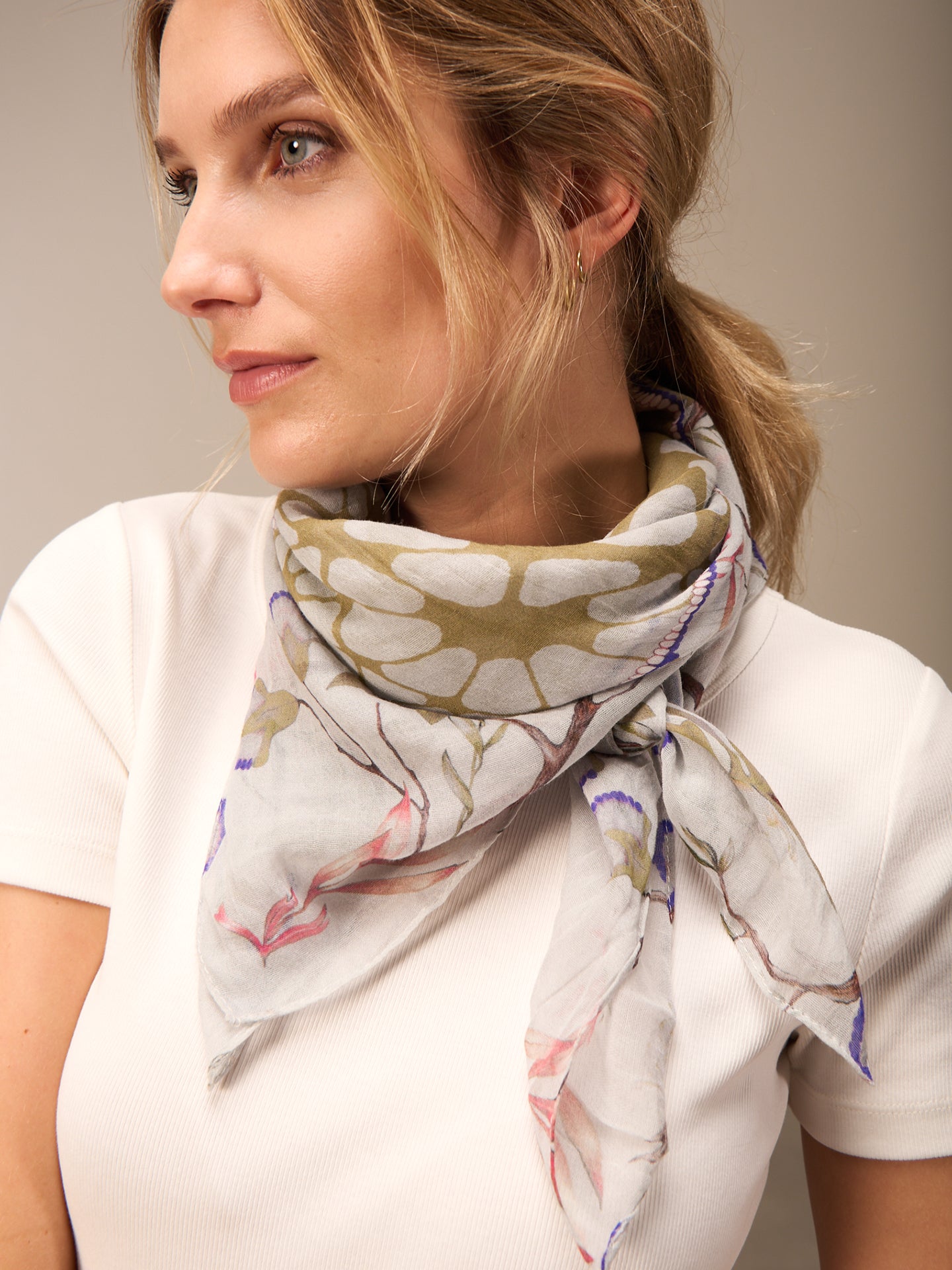 foulard imprimé