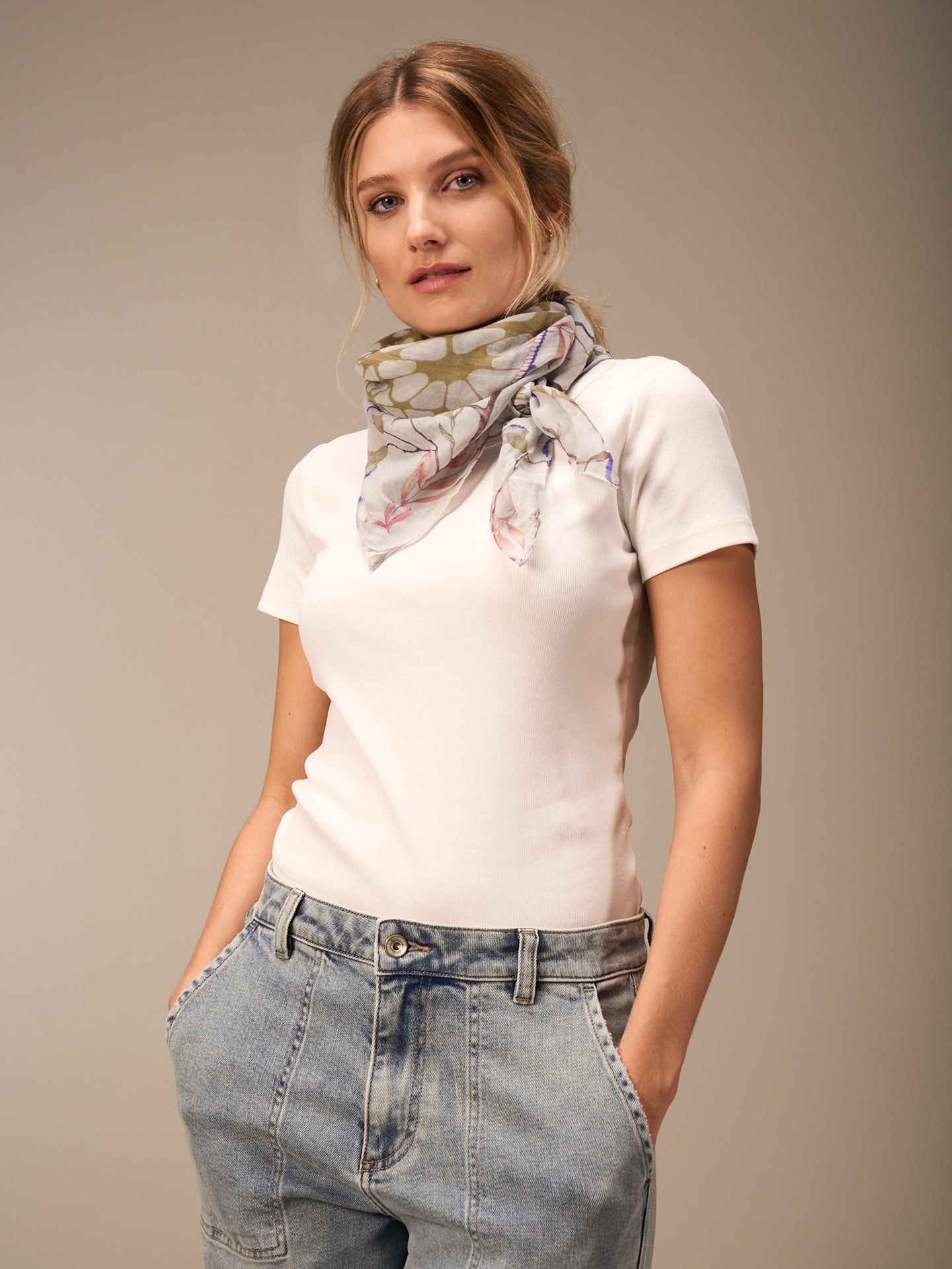 foulard imprimé