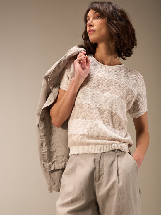 Knitted sweater vest