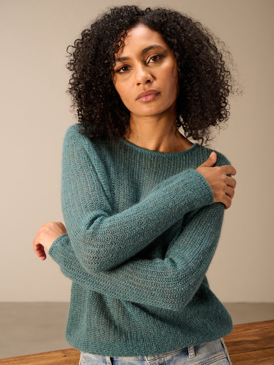 Maglione a maglia larga