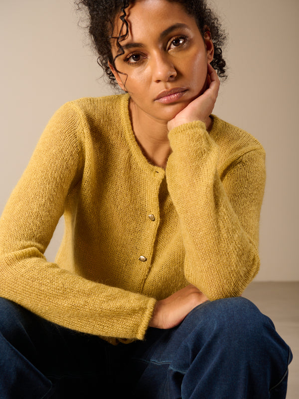 Strickjacke mit Knopfverschluss