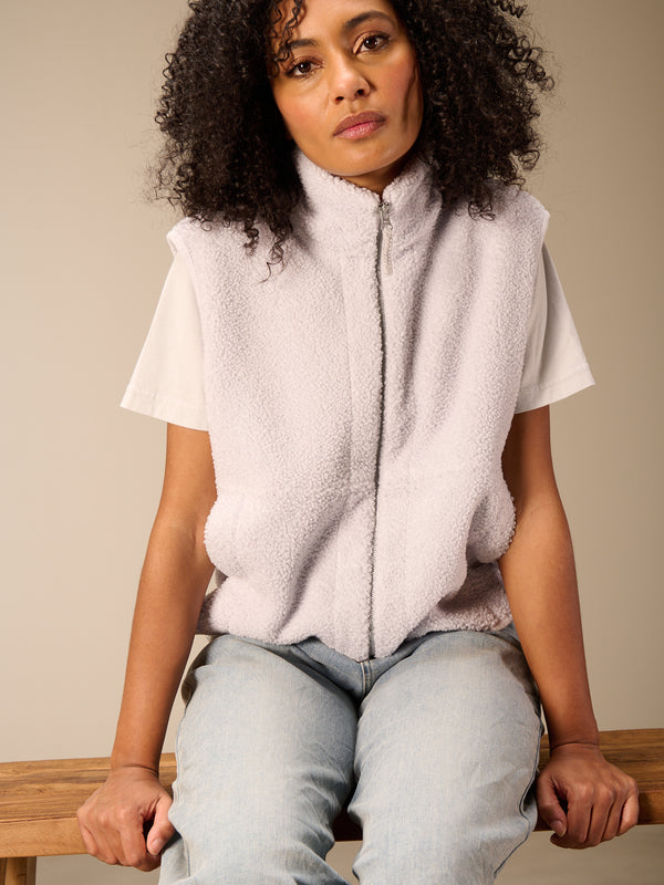 gilet en sherpa