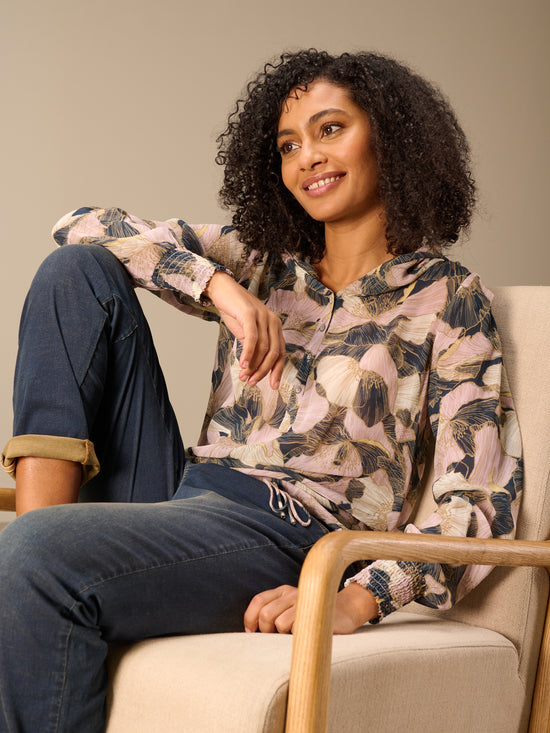 blouse à capuche