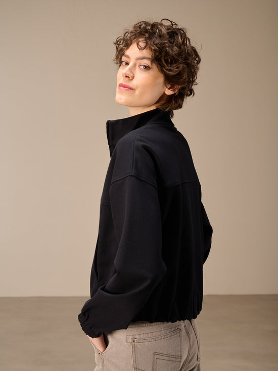 Sweatjacke mit Reissverschluss