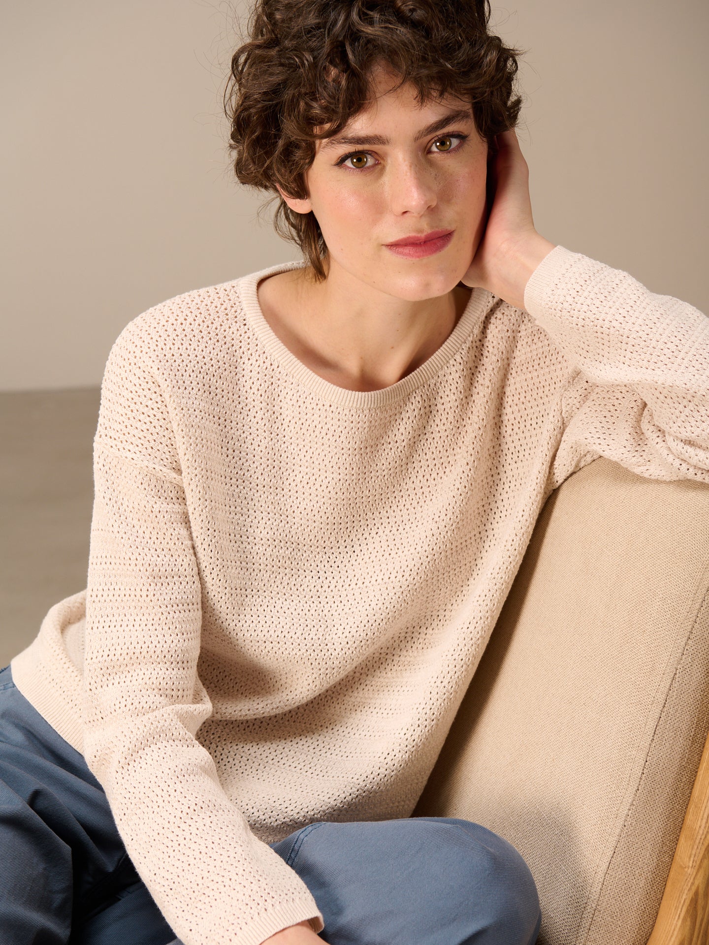 Strickpullover mit Muster