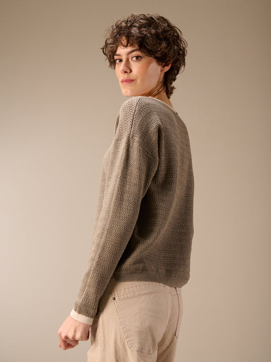 Strickpullover mit Muster