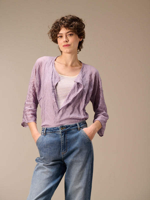 Feinstrickjacke