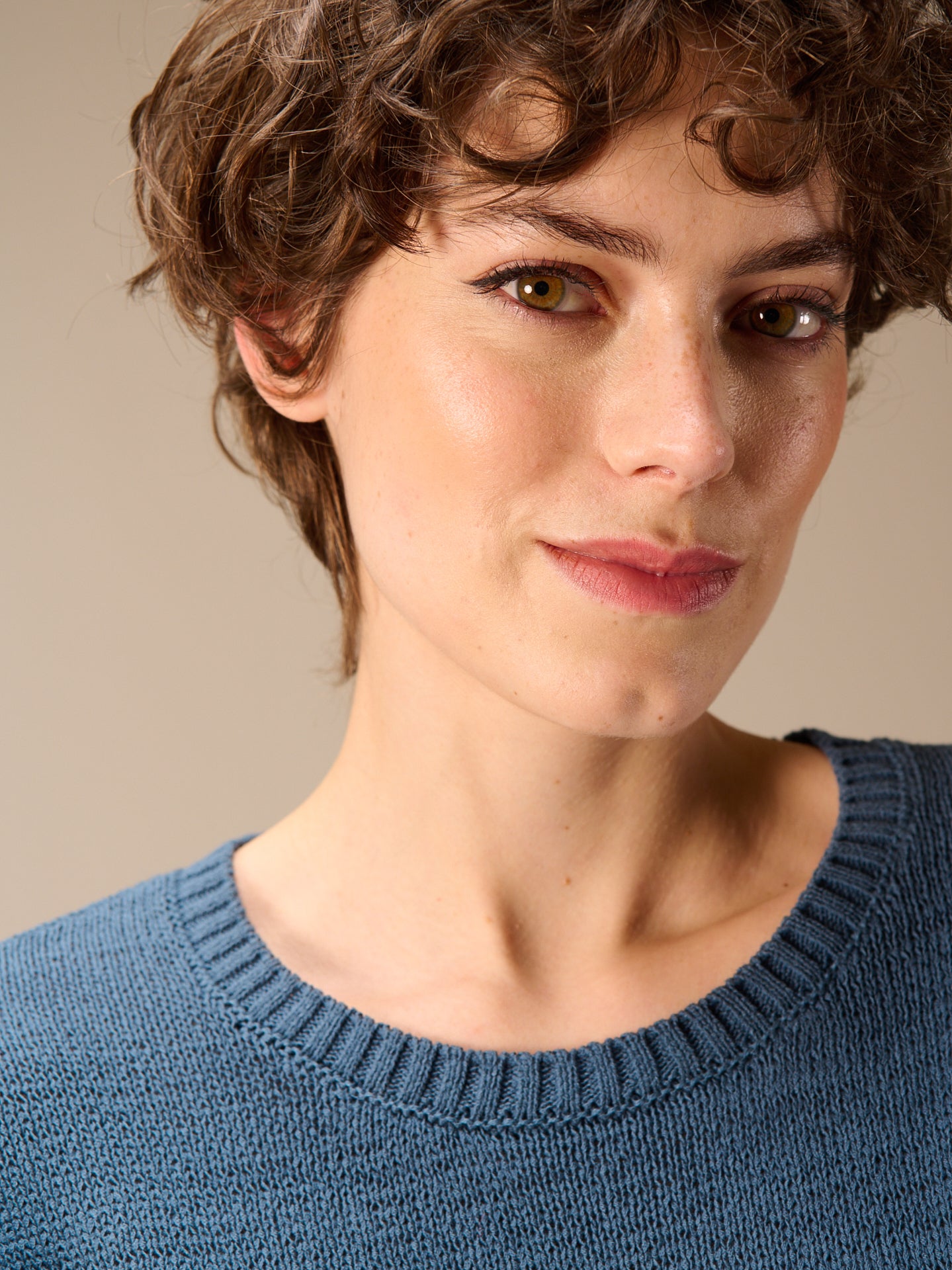 Pullover mit Rundauschnitt