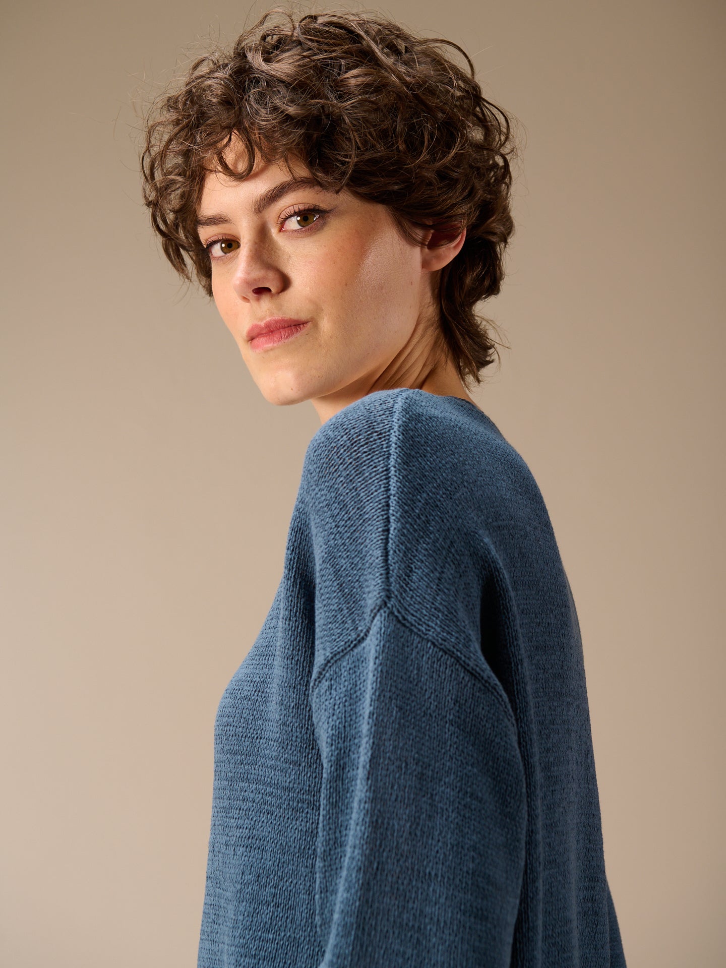 Pullover mit Rundauschnitt