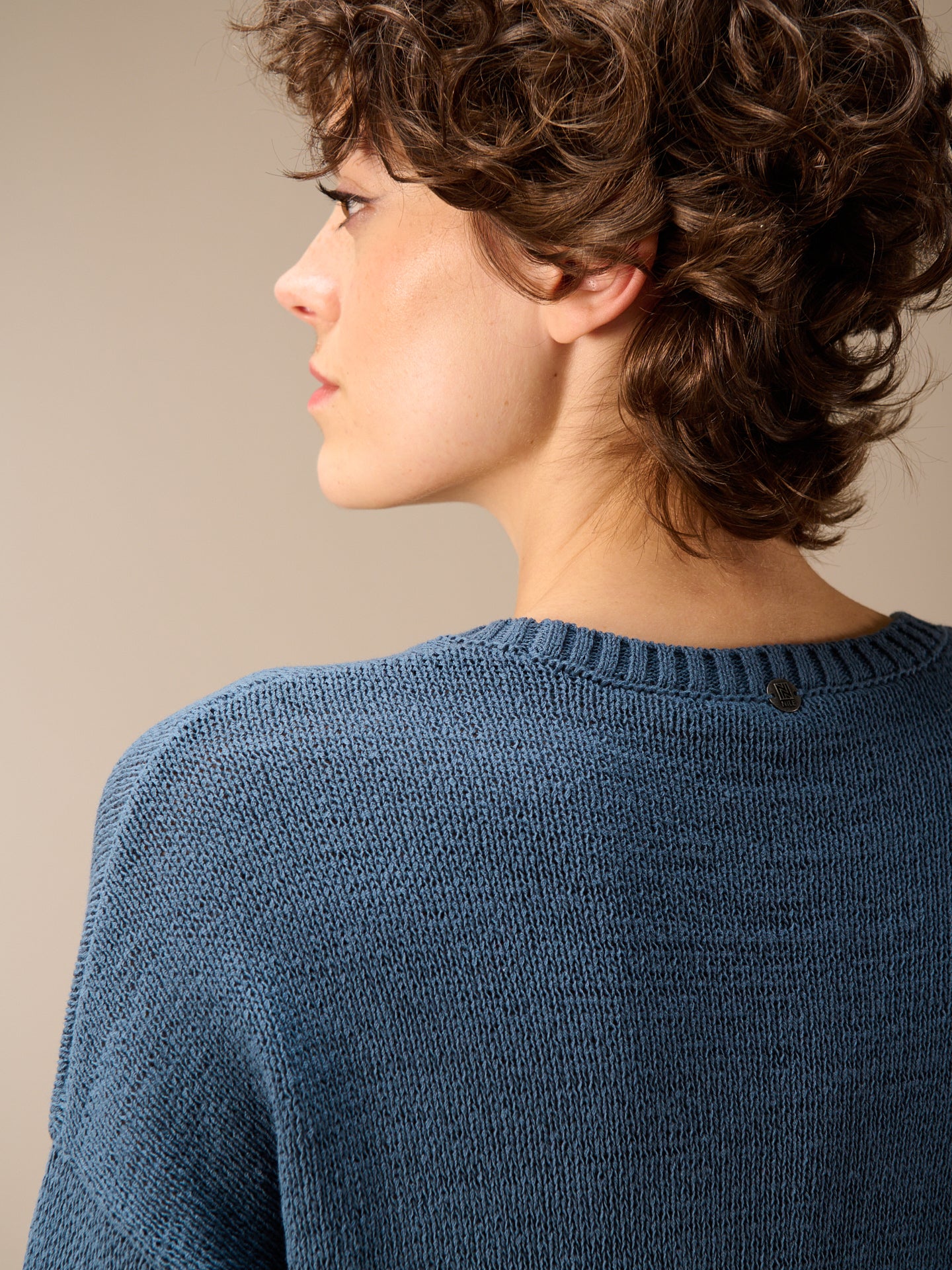 Pullover mit Rundauschnitt