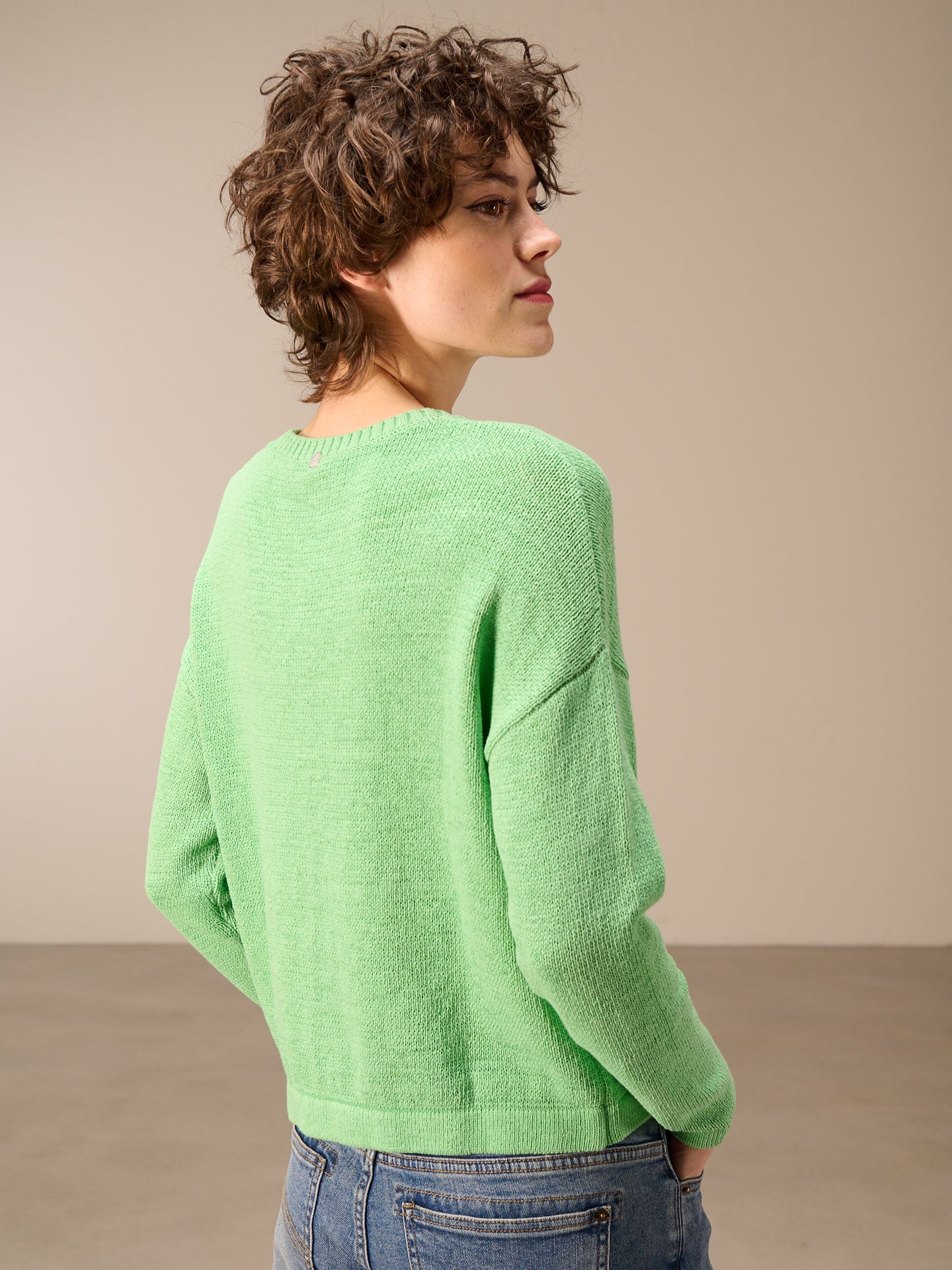 Pullover mit Rundauschnitt