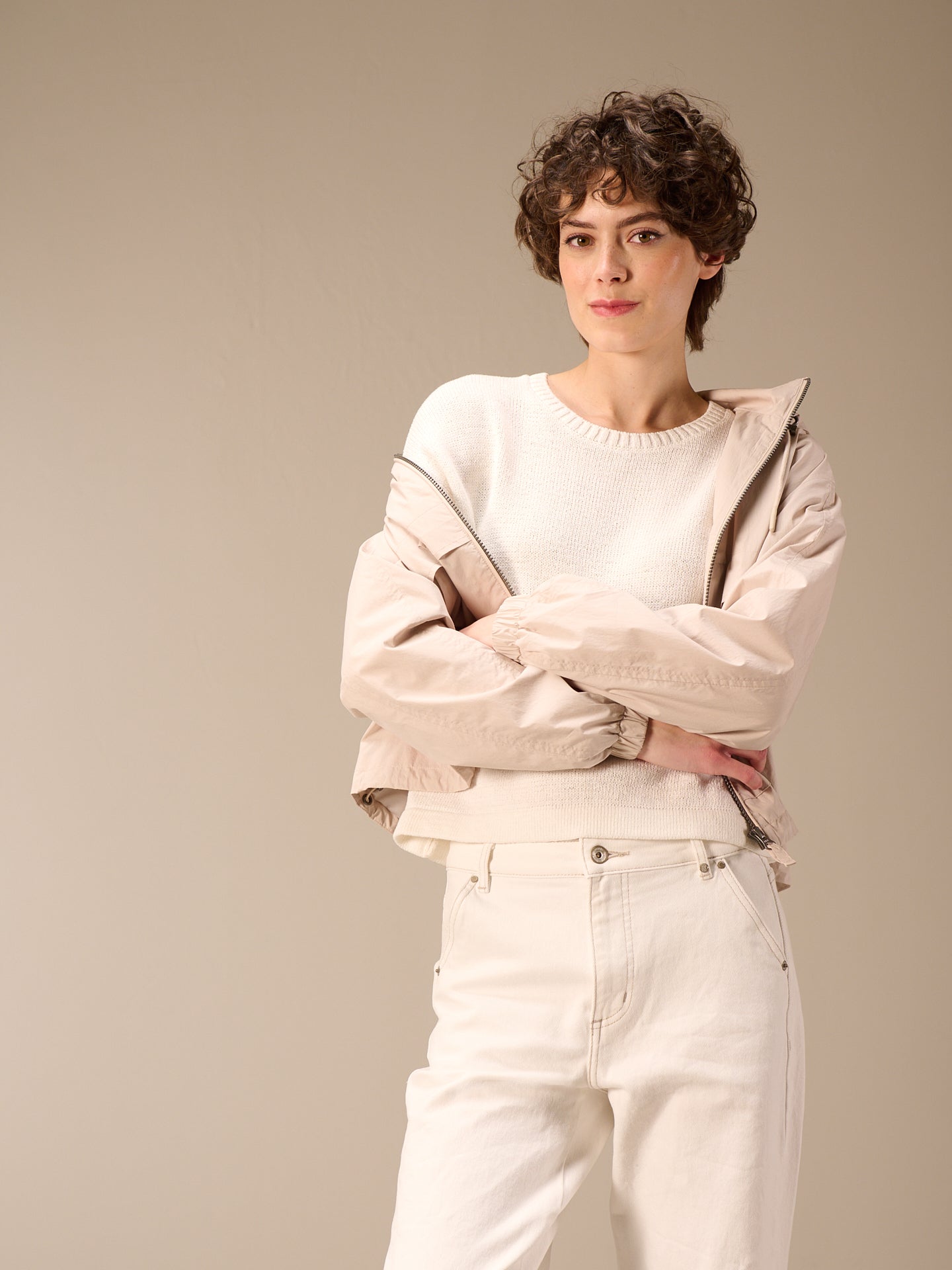 Pullover mit Rundauschnitt