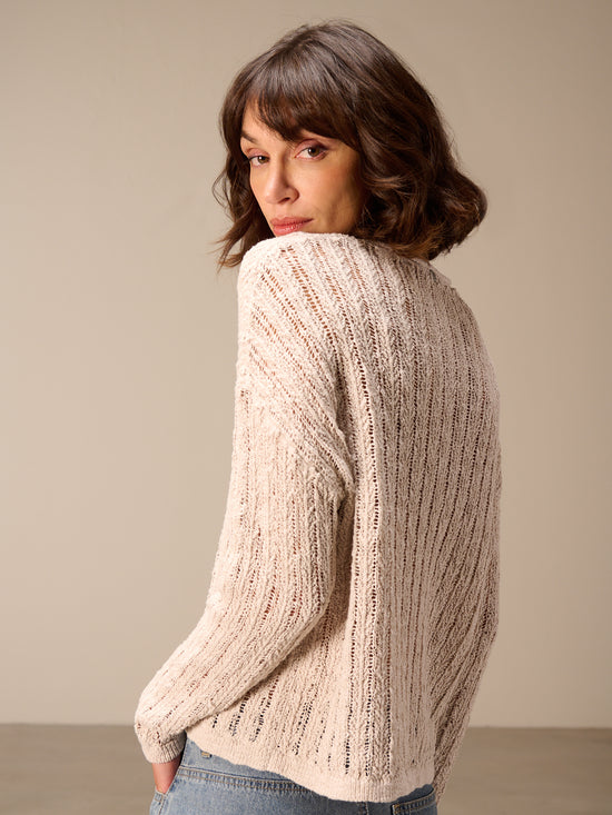 Pullover locker gestrickt