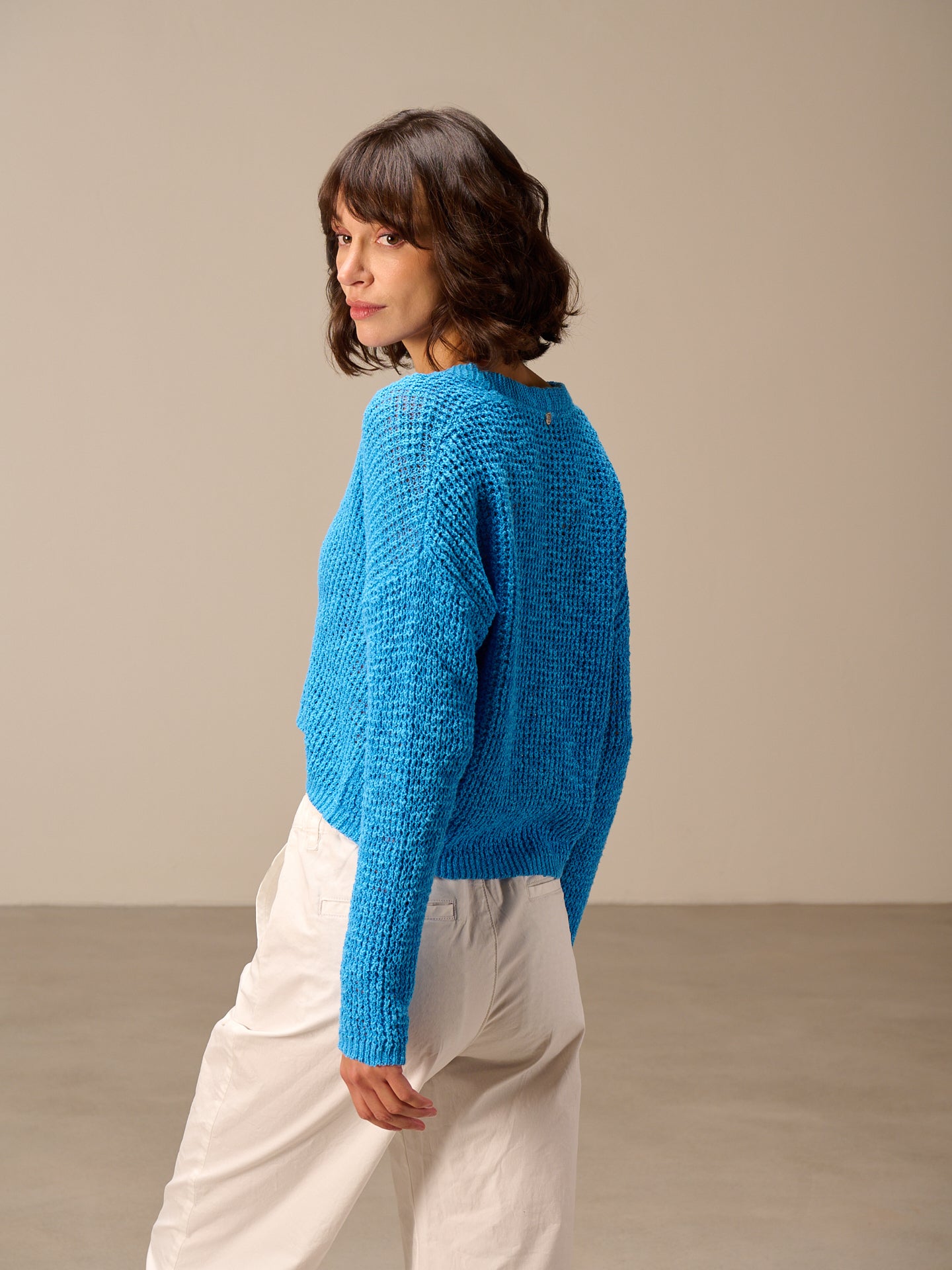 Strickjacke mit V-Ausschnitt