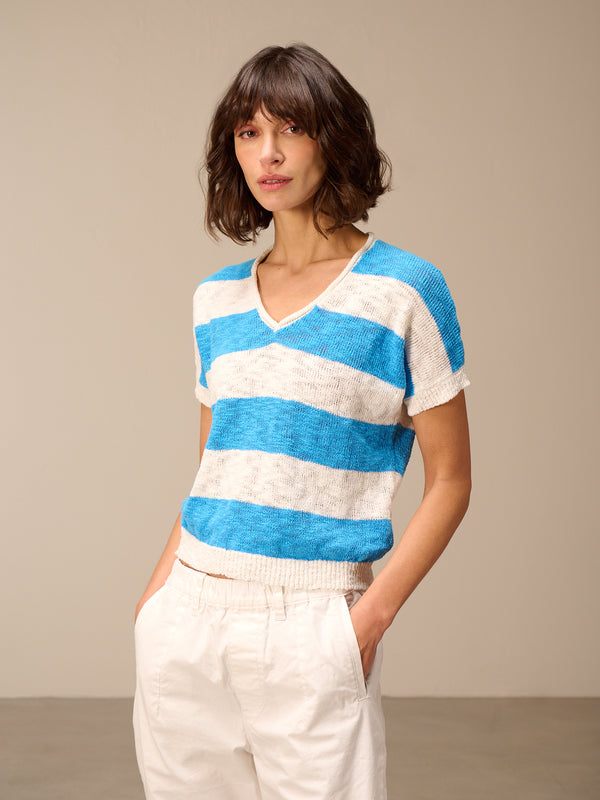 V-neck sweater vest