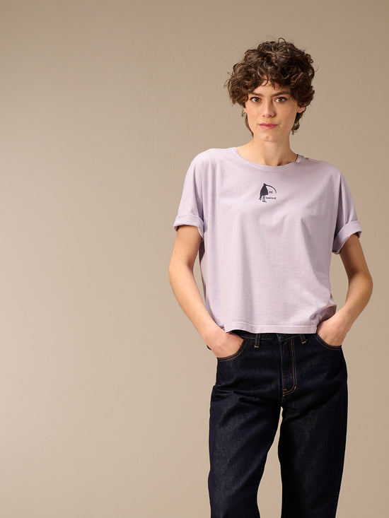 Shirt mit angeschnittenen Ärmeln