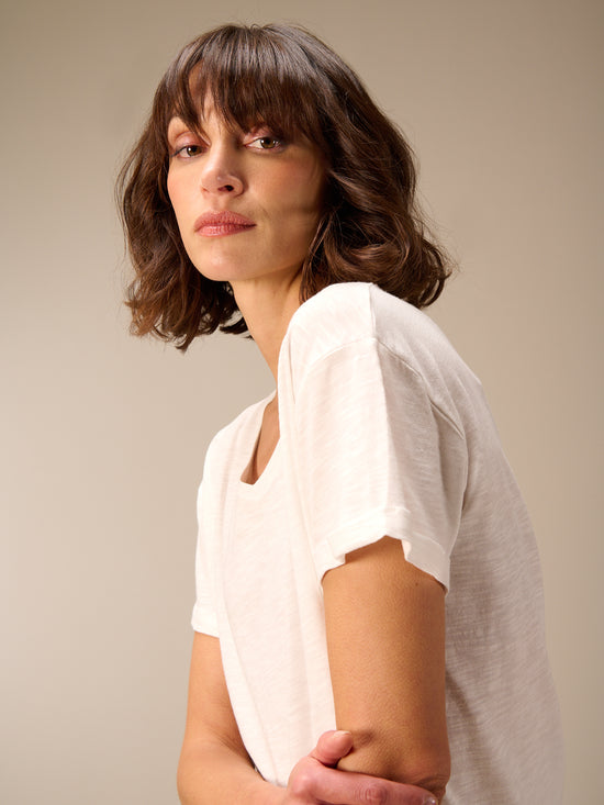 Shirt mit V-Ausschnitt