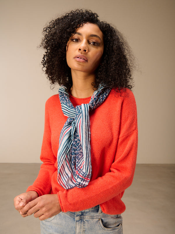 foulard imprimé
