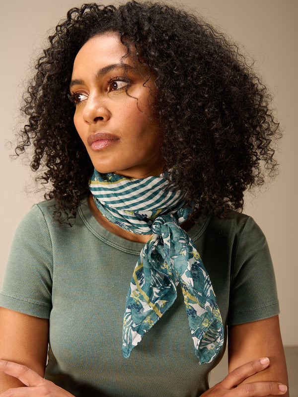 foulard imprimé