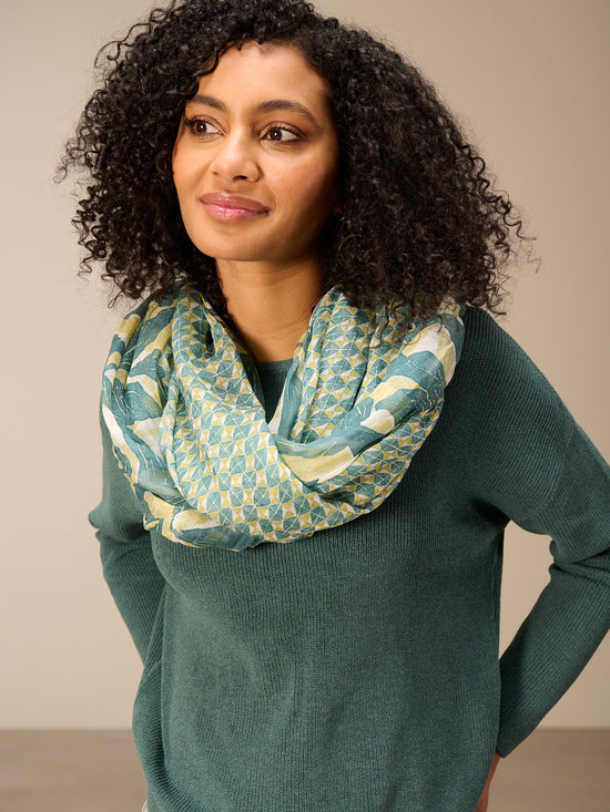 foulard imprimé