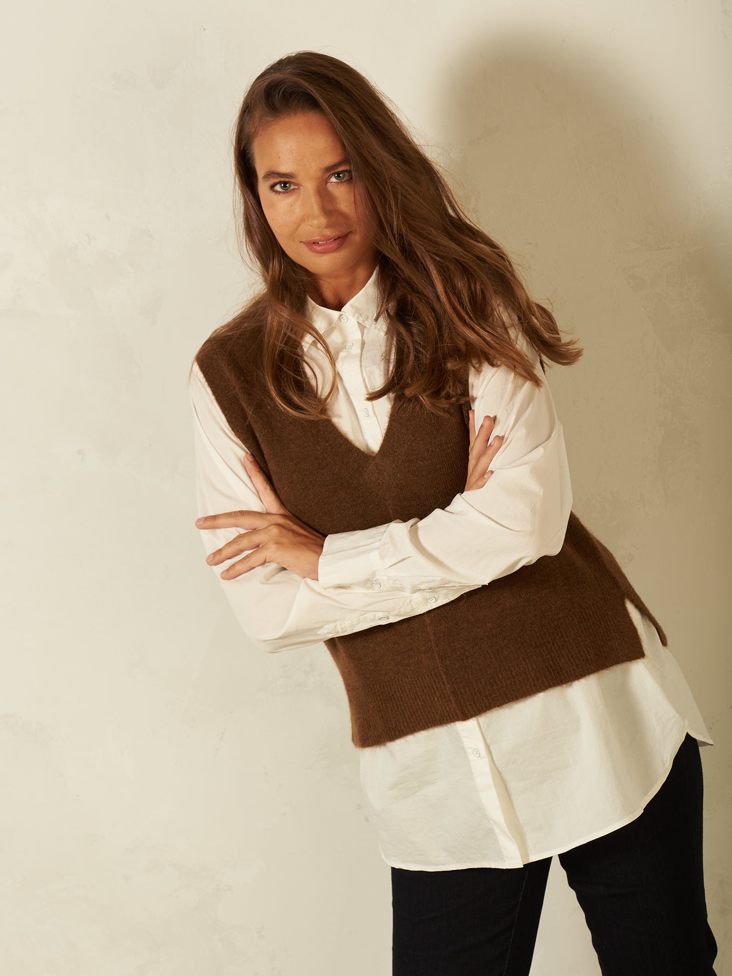 débardeur avec col en V