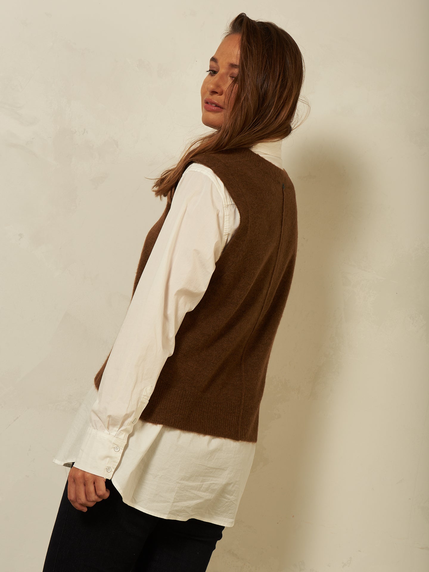 débardeur avec col en V