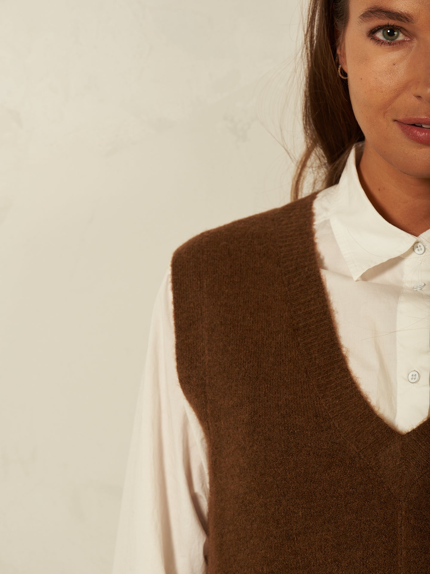 débardeur avec col en V