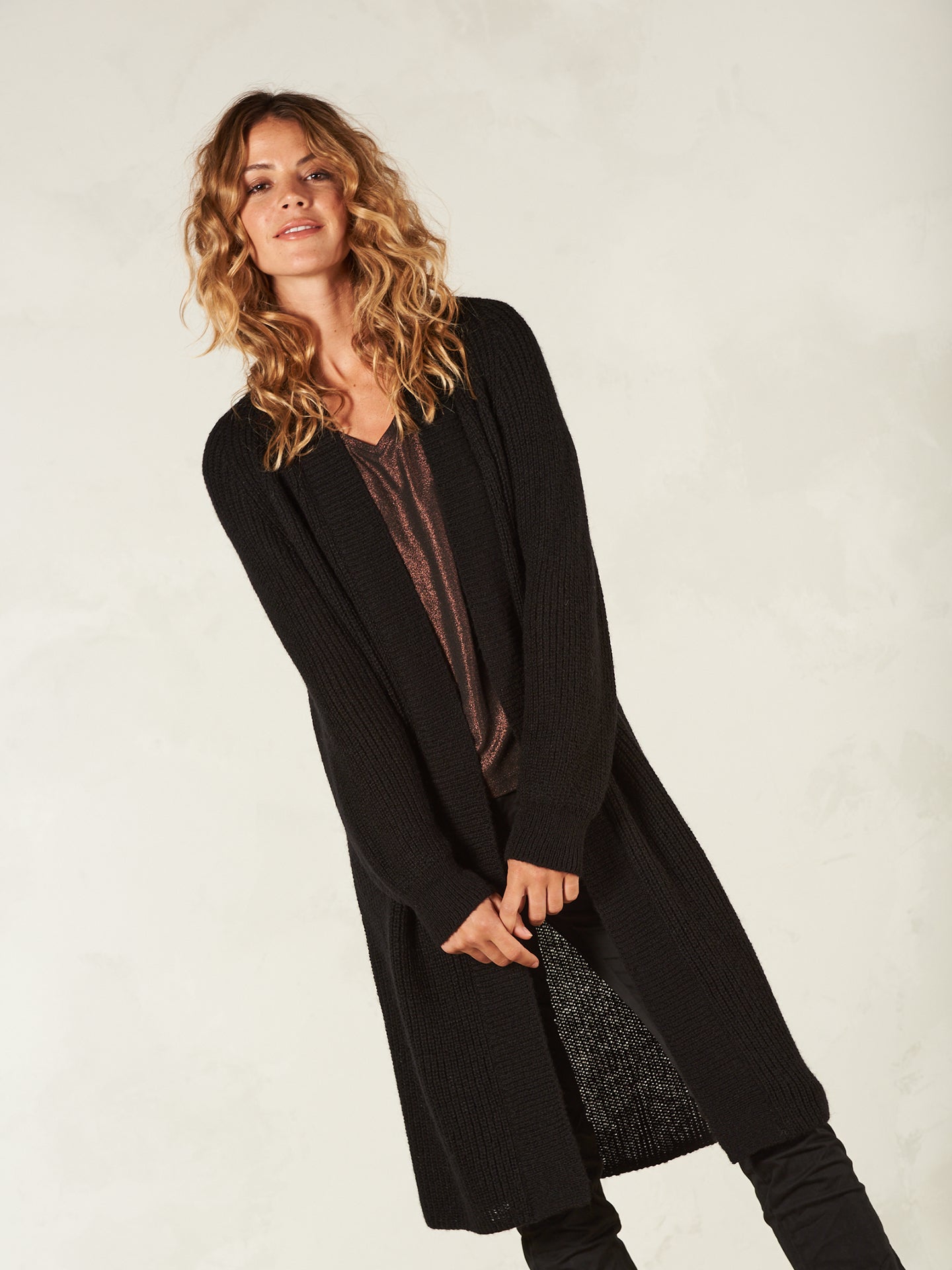 jaquette avec col en V