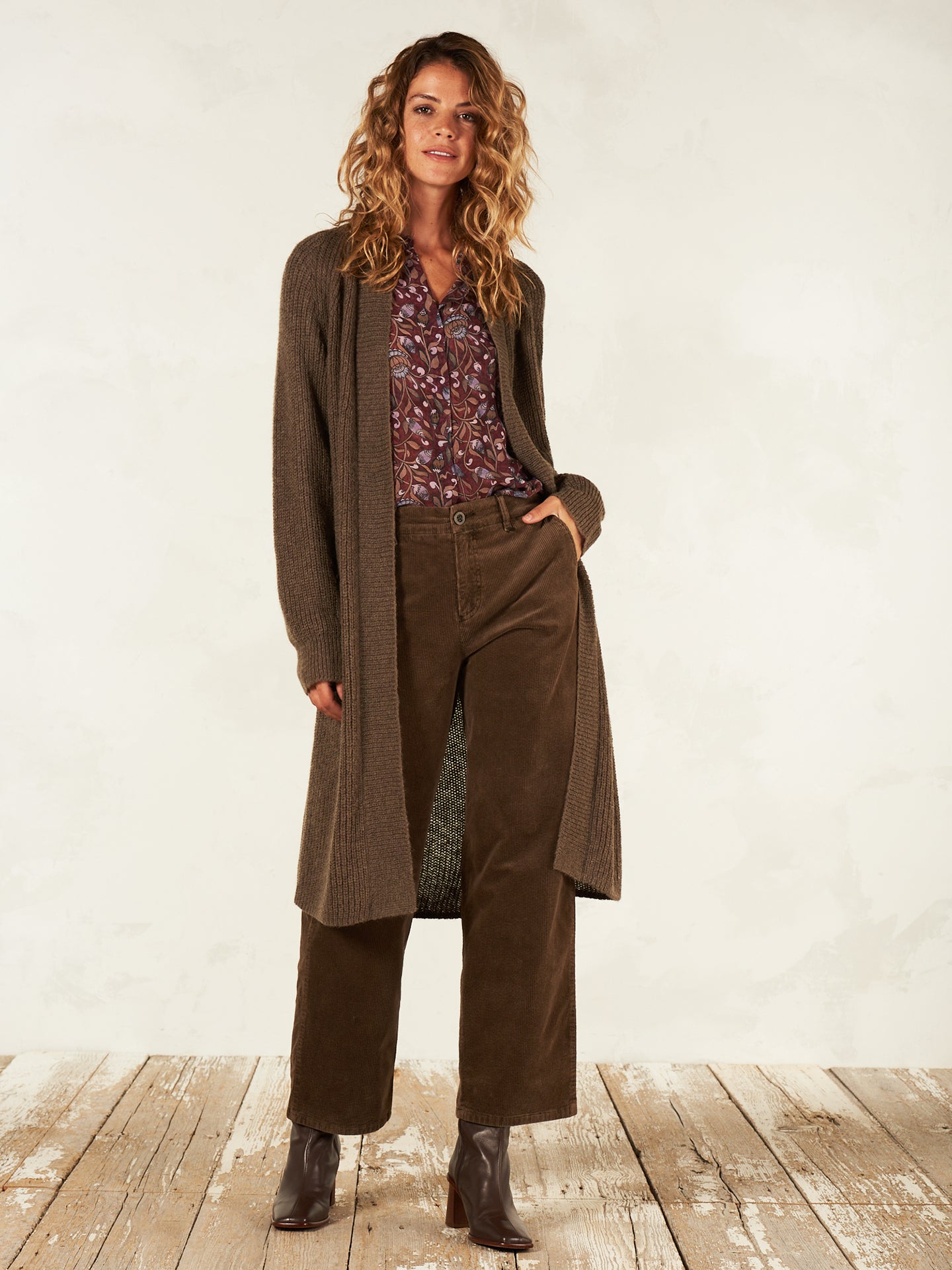 jaquette avec col en V