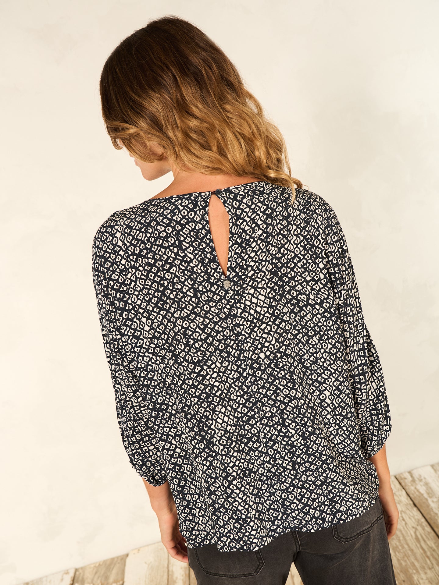 Blusa con stampa