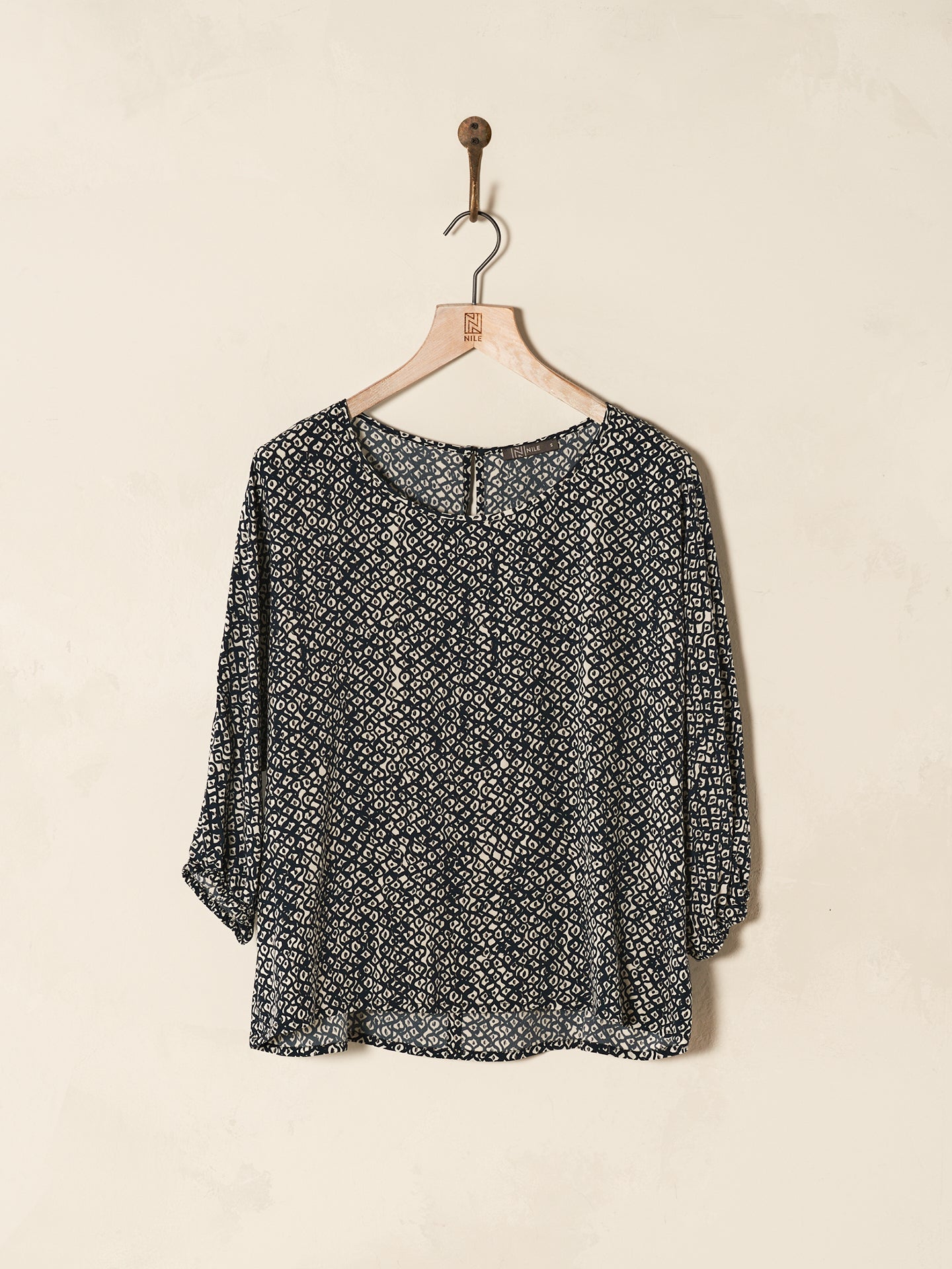 Blusa con stampa