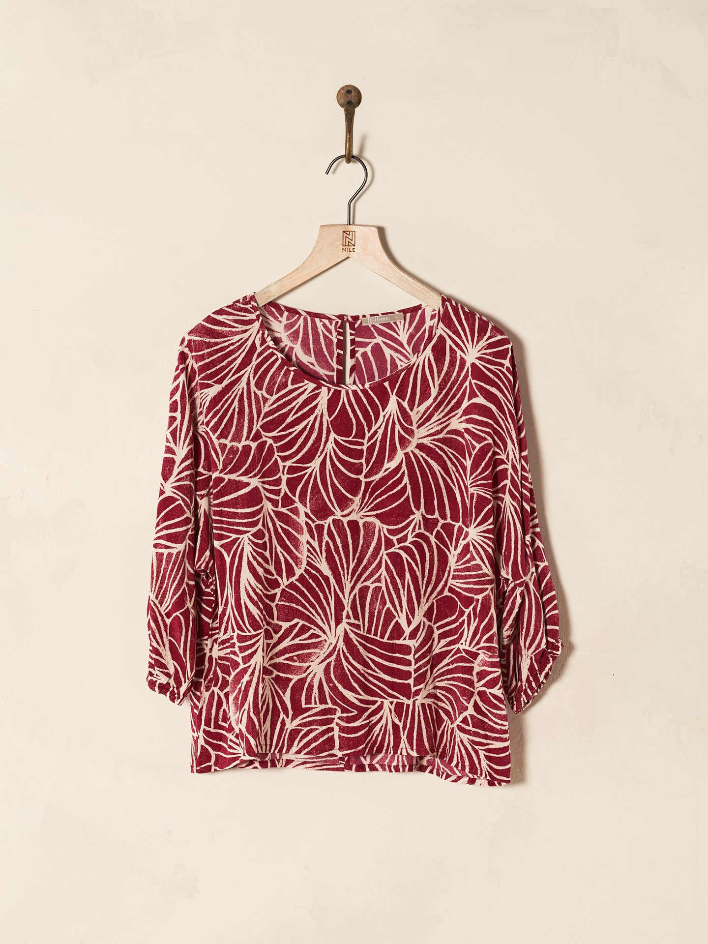 Blusa con stampa