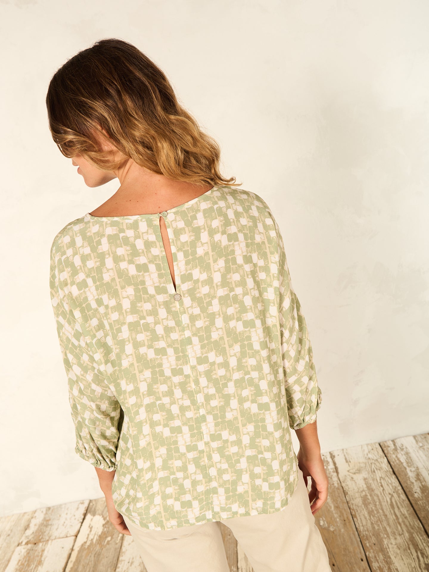 Blusa con stampa