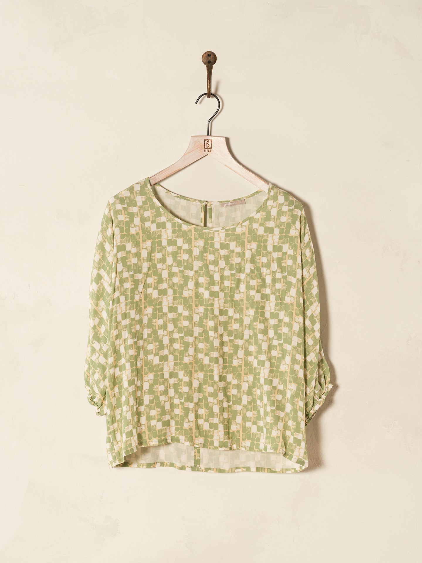 Blusa con stampa