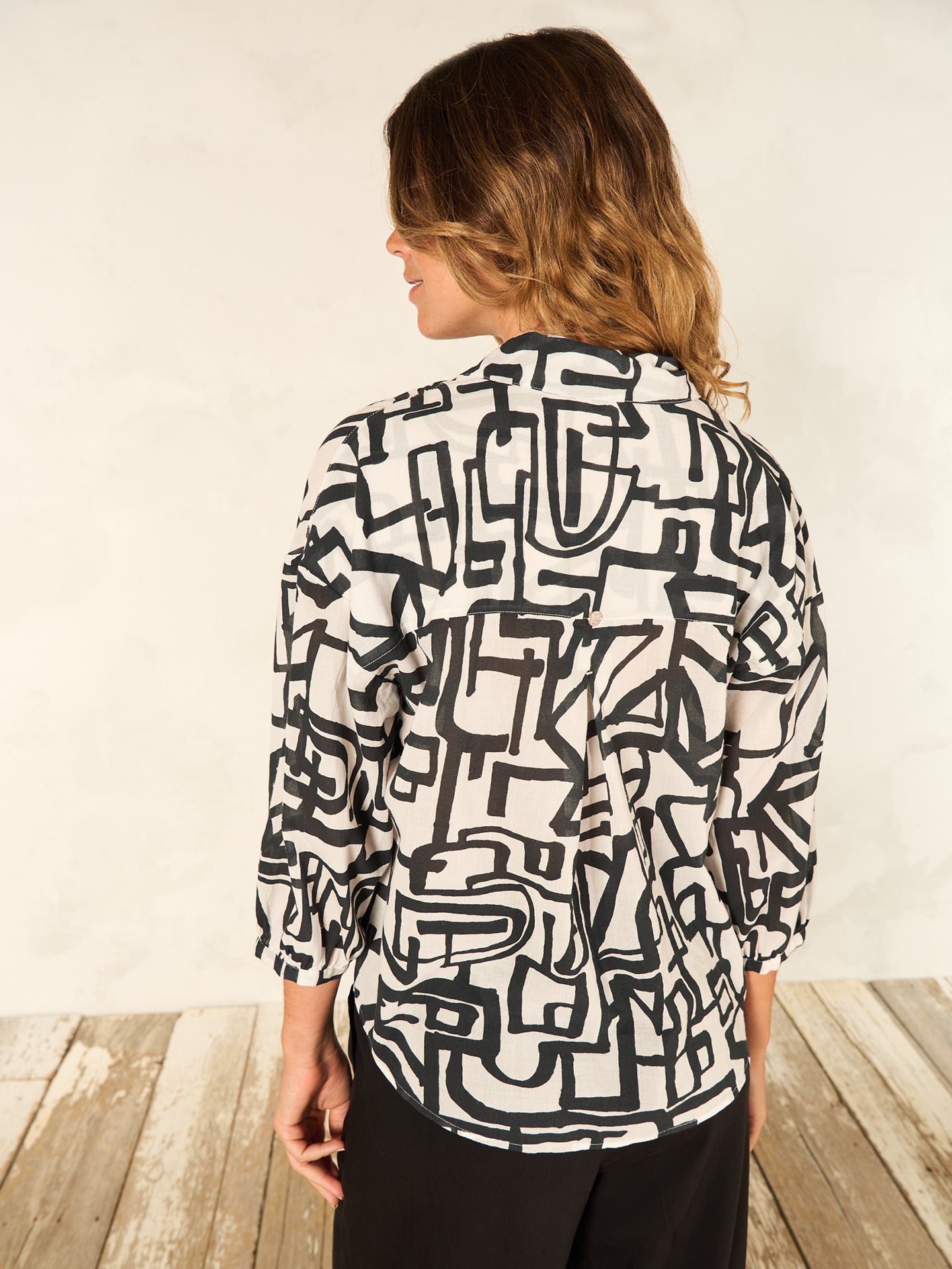 Blusa con stampa