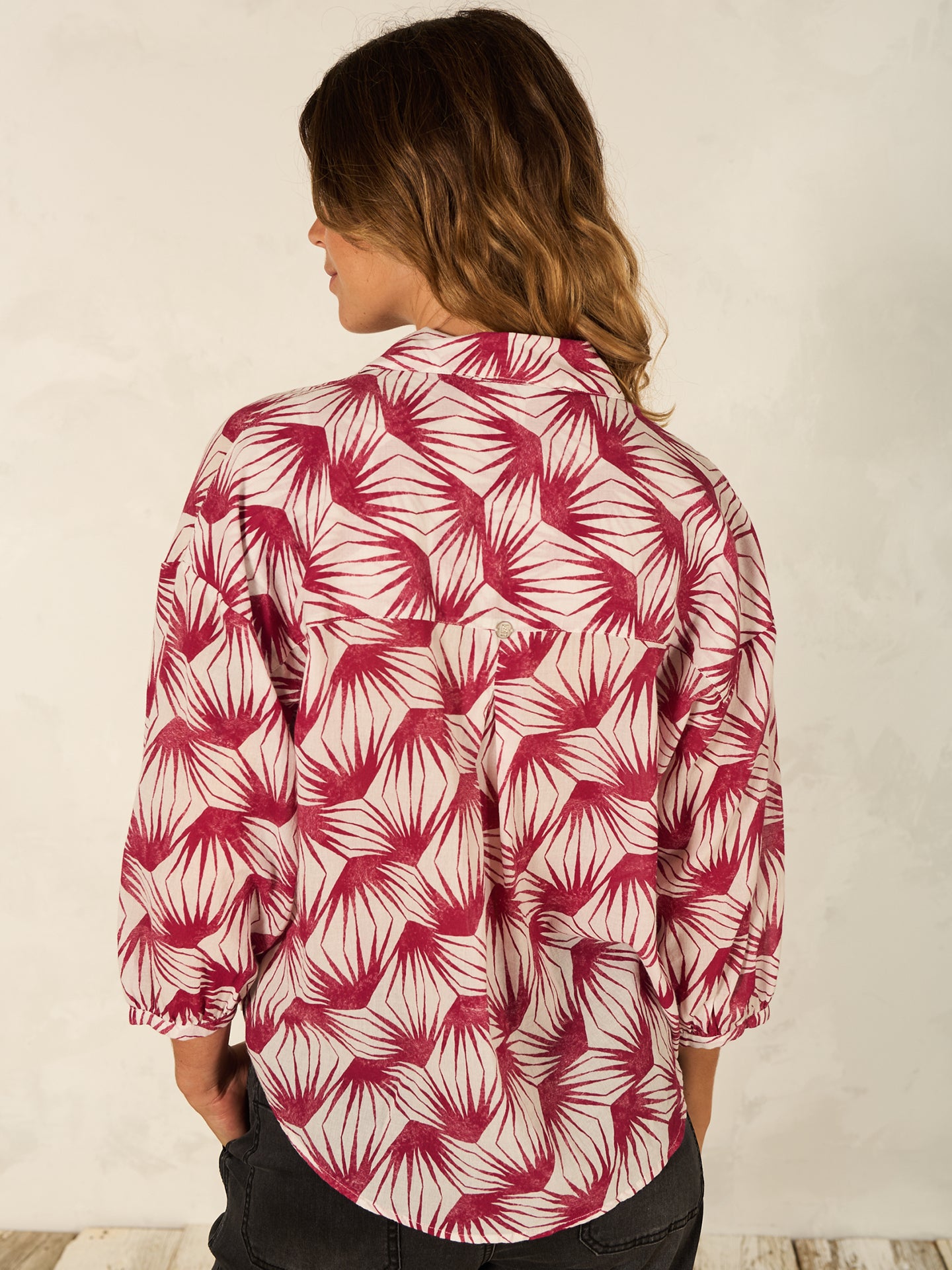 Blusa con stampa
