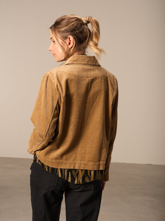 Jacke mit Hemdkragen
