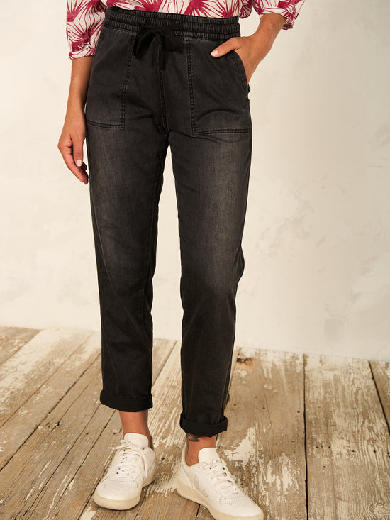 Pantaloni con vita elastica