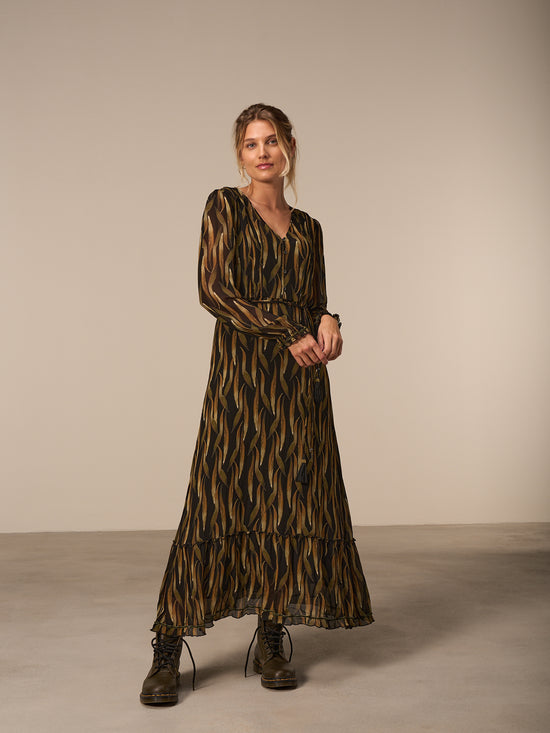 Kleid mit V-Ausschnitt