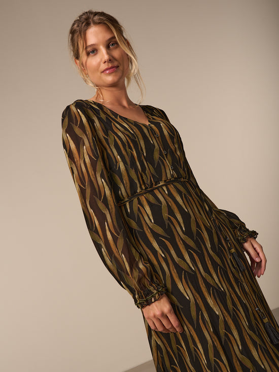 V-neck dress