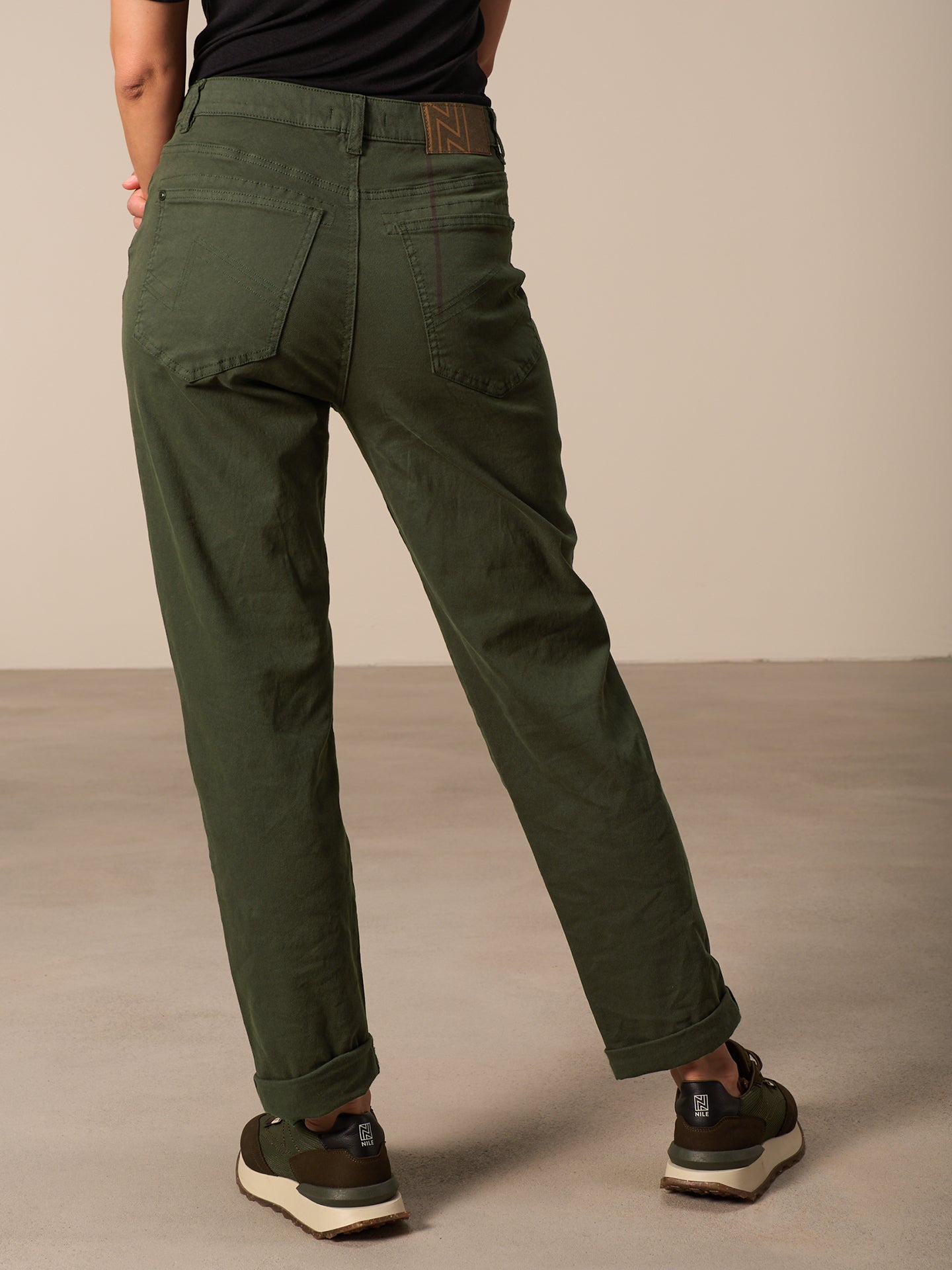 Pantaloni barrel fit