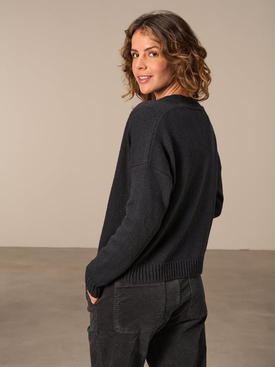 Strickjacke  mit Wolle