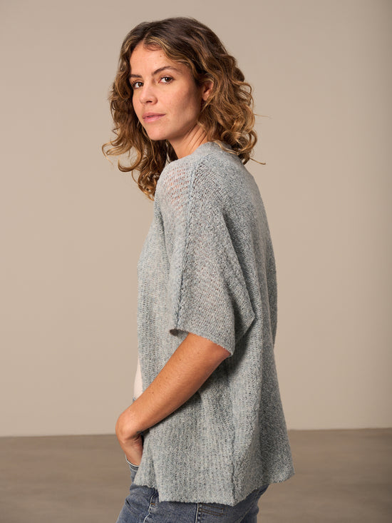 Strickjacke  mit Wolle