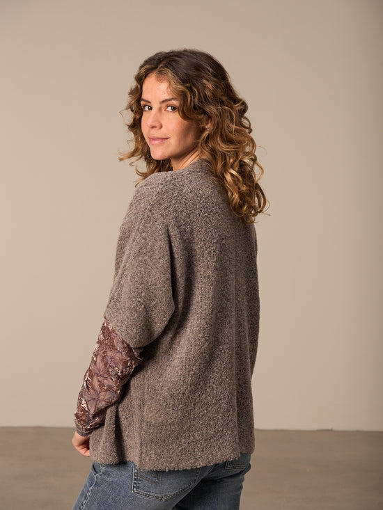 Strickjacke  mit Wolle