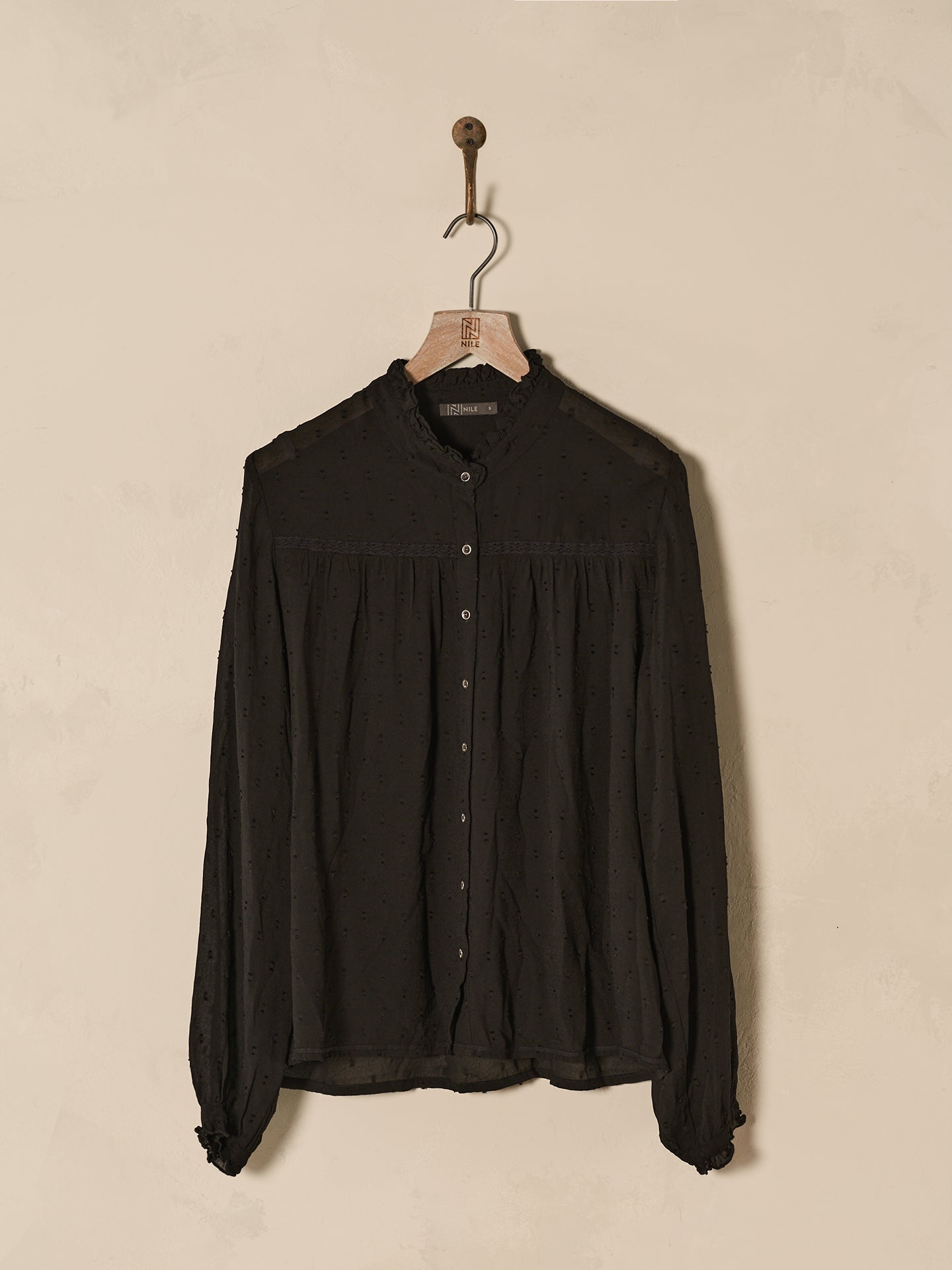 Bluse mit Rüschendetail