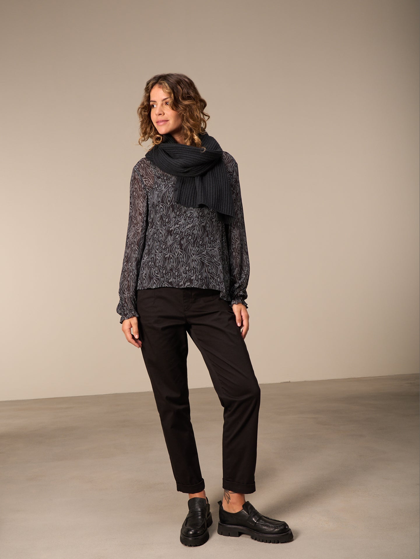 Bluse mit Rüschendetail