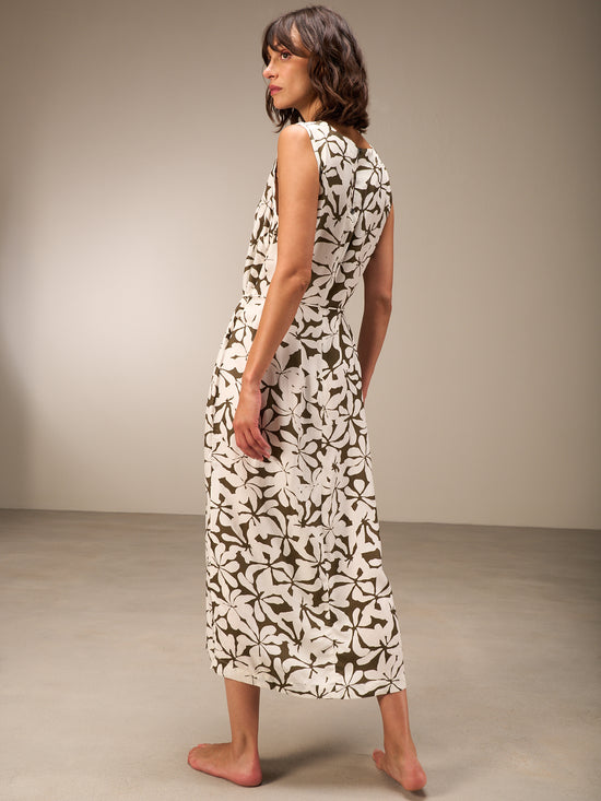 Kleid mit Rundhals
