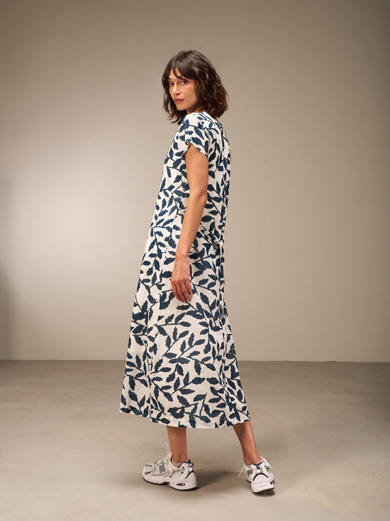 Kleid mit Rundhals