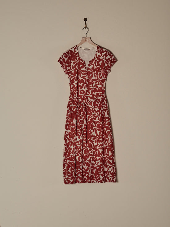 Kleid mit Rundhals